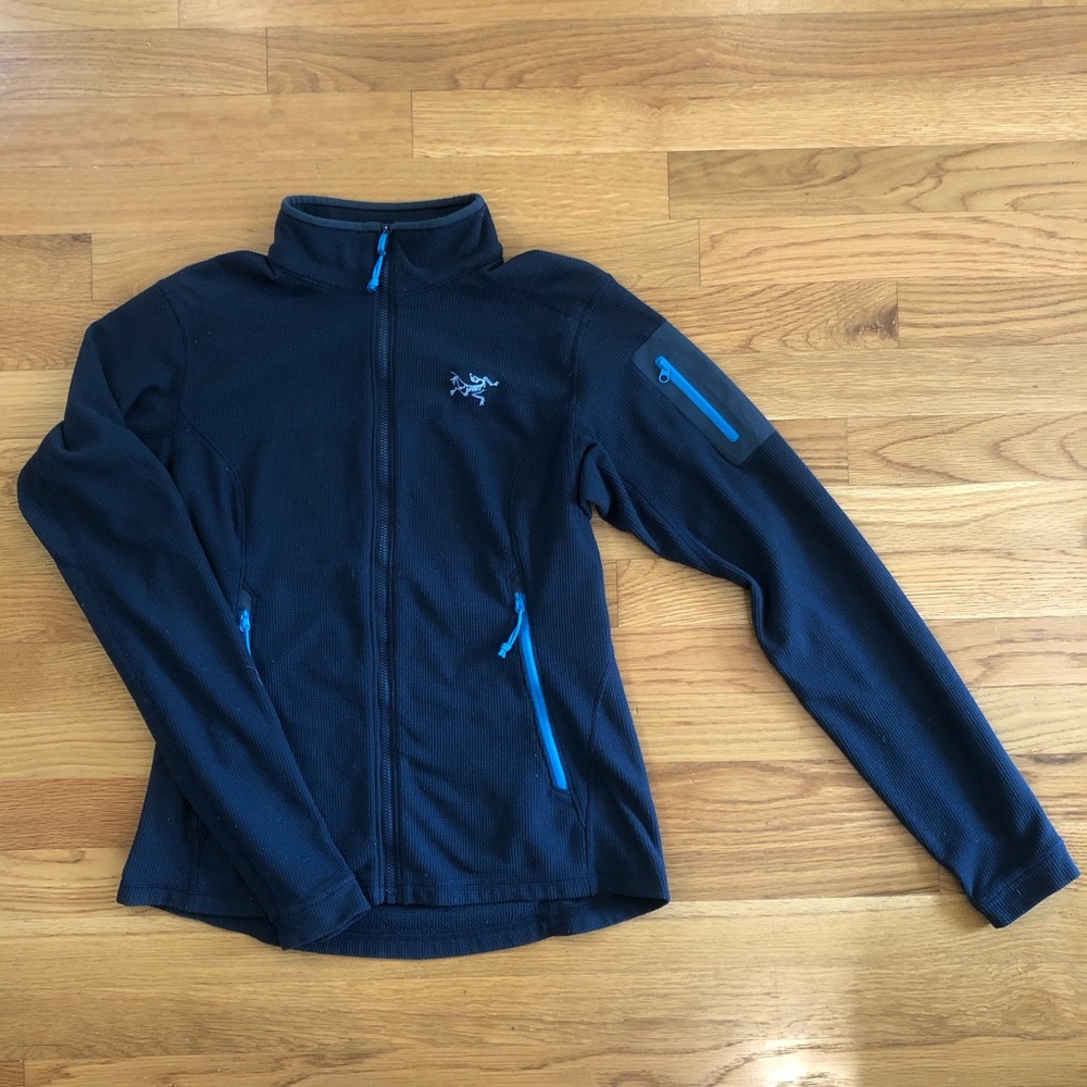 Blue Arcteryx Lightweight Baselayer Jacket